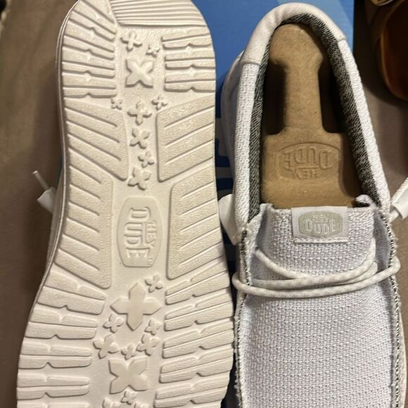 Heydude Men's Wally Sport Mesh in White, Size 8 New in Box - Picture 6 of 6